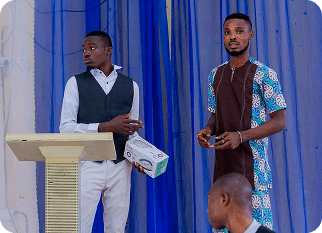 Participant listening attentively